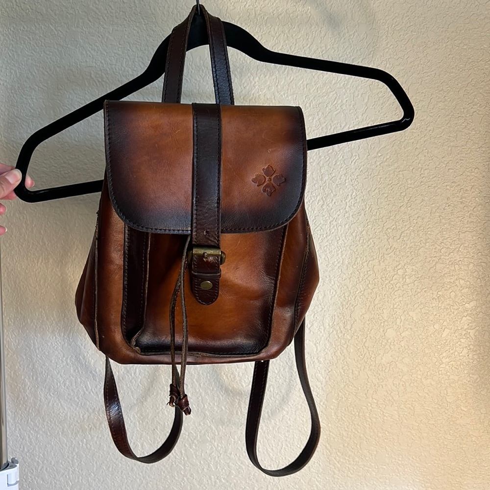Patricia Nash Leather Mini Purse Backpack